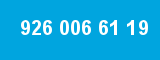 926 006 61 19